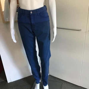 Gianni Versace Collection Slim Medusa Two-Tone Blue Western Jeans Womens/Size 30 - Imagen 1 de 9