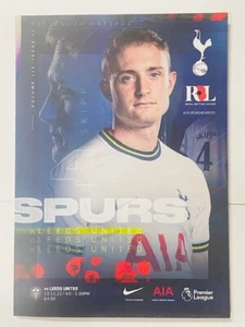 2022/23 TOTTENHAM HOTSPUR V LEEDS UNITED 12-11-2022 PREMIER LEAGUE - Picture 1 of 1