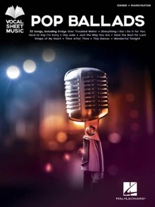 Pop Ballads Sheet Music Piano Vocal Guitar Book NEW 000255799 - Picture 1 of 1