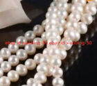 Wholesale 5 Strands 7-8MM White Freshwater Cultured Pearl Loose Beads 15"