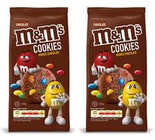 2 x M&Ms Double Chocolate Cookies Biscuits Candy European Sweets 180g 6.4oz