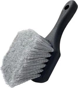 Wheel & Tire Brush for Car Rim, Soft Bristle Wash Brush, Cleans Black - Picture 1 of 6