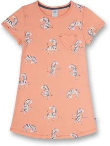 Sanetta 232719 Schlafanzug Schlafshirt Nachthemd Sleepshirt Zebra Safari kurzarm - Bild 1 von 2