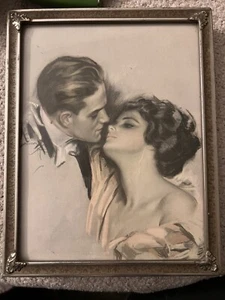 1917 “By Right of Conquest” Cosmopolitan magazine Print Vintage Framed 1927 Rare - Picture 1 of 11