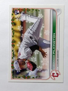 Konnor Pilkington 2022 Topps Holiday RC #HW124 Cleveland Guardians - Picture 1 of 2