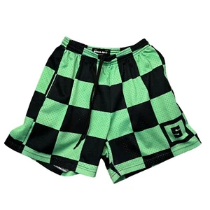 Some Slight Shorts Adult Small Black Green Demon Slayer Tanjiro Mesh HTF Anime - Picture 1 of 9