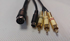 Commodore 64 128 High Quality S-VIDEO & Composite Video Cable TV 75Ohm gold(NEW)