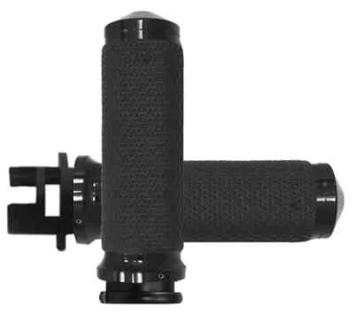 Empuñadura de espuma viscoelástica Avon negra de 1,375 pulgadas Indian Chieftain 2014-2017 Foto 1 de 4