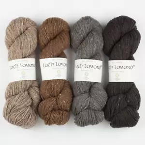 Hilo de lana de tweed orgánico BC Garn LOCH LOMOND - 50 gr / 1,8 oz - 150 m / 164 yardas - Imagen 1 de 30