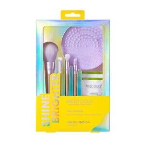 EcoTools Makeup Brushes Merry Mistletoe Gift Set Limited Edition 7 Piece BNIB