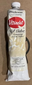VINTAGE Utrecht Artist’s Oil Color Ultrecht White Paint 150 cc 5.07 oz - Picture 1 of 1