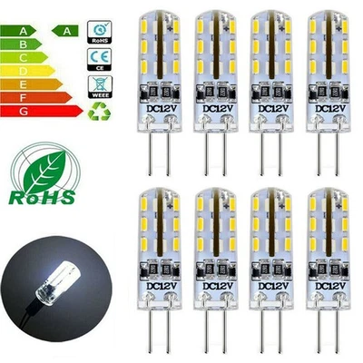 10x G4 LED Bulbs 3W Capsule Replace Halogen Bulb AC DC 12V Light Corn Bulb Lamp - Image 1 of 4