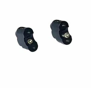 Handle Bar Riser Angled Mount Clamp Set For Royal Enfield Interceptor 650 @Vi - Picture 1 of 13
