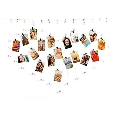 NEW HP Sprocket Crystal Heart Shaped Photo Display Pink Crystals Picture Frame - Image 1 of 4