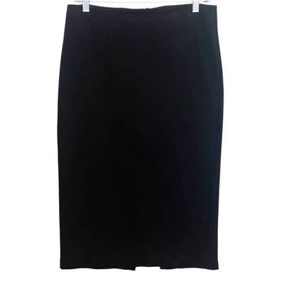 Michael Stars Midi Pencil Skirt Womens Medium Black Career Office Workwear  - Image 1 of 4