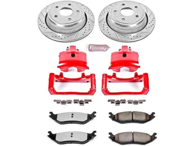 Kit de pastillas de freno trasero y rotor para Ram 1500 2011-2018 2012 2013 2014 2015 KQ728JN Foto 1 de 1