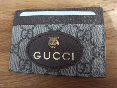 Gucci GG Supreme Neo Tigerkopf Kartenetui, neuwertig - Bild 1 von 4