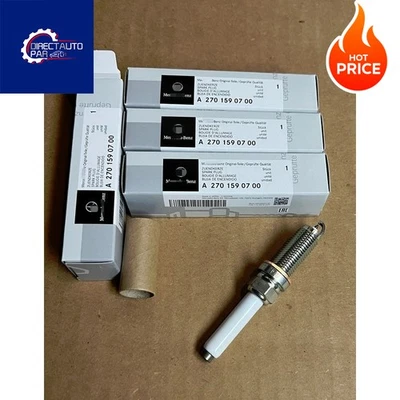 Set of 4 New Genuine OEM Mercedes A 270 159 07 00 - Spark Plugs ** SHIPS FREE - Image 1 of 4