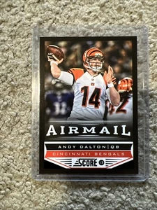 2013 Score Air Mail SP #3/6 Andy Daulton Cincinnati Bengals selten schwarz #227 - Bild 1 von 4