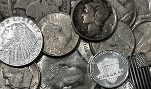 20 Gramm Wundertüte Mix aus .999 Silberbarren & Silber US & kanadische Münzen - Bild 1 von 2