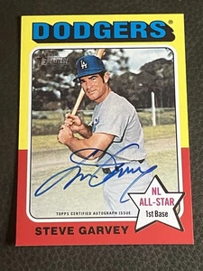 2024 Topps Heritage High Number - Real One Autographs Steve Garvey #ROA-SG Auto - Picture 1 of 2