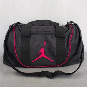 Vintage Air Jordan Jumpman Black Duffel Bag Gym Bag UPC#9328736707 - Picture 1 of 23