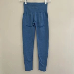 NVGTN Leggings Contorno Caribeño Sin Costuras, Azul Claro - Talla XS - Imagen 1 de 7