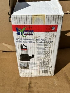 Water Dragon 1/5 HP Submersible Thermoplastic Water Utility Pump - Open Box USA - Picture 1 of 3