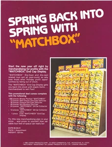 Matchbox original promo leaflet "Spring back into Spring" USA 1980 - Picture 1 of 1