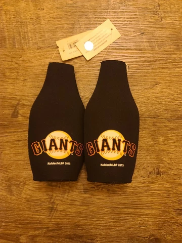 2015 MLB San Francisco Giants Beer beverage bottle black Kolder Koozie NEW lot 2 Cover