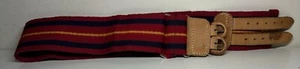 REGIMENTAL STABLE BELTS : MILITARY DRESS BELT UNKNOWN REGIMENT - Picture 1 of 3