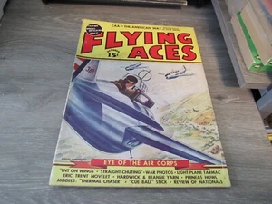 FLYING ACES OCTOBER 1940 AVIATION FACT, FICTION, MODEL BUILDING PULP - Picture 1 of 3