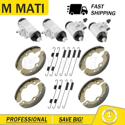 Cilindro de rueda de freno delantero trasero y zapatas de freno para Kawasaki Mule 4010 KAF620 KAF950 Foto 1 de 4