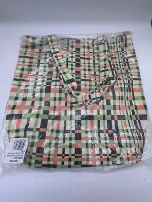 Bolso de Mano BP Nordstrom de Lona Refuelte con Correas, Hombro Ajustable Verde Coral Cuadros Foto 1 de 4