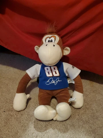 Dale Earnhardt Jr. Monkey Plush. Great Condition From 2013. Made By Toy Factory Cover