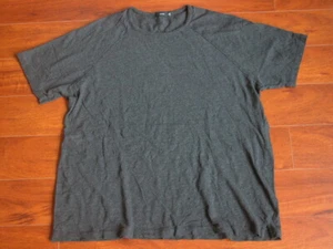 Vince Charcoal Grey Distressed T-Shirt Mens XL Made in Peru - Picture 1 of 4
