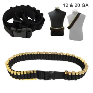 50 Rounds Tactical Holder Shotgun Sling 12/20GA Gauge Shell Ammo Belts - Picture 1 of 12