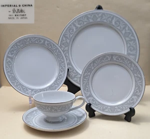 DINNERWARE- IMPERIAL by W.Dalton-WHITNEY /5 Piece Place Setting-JAPAN. - Picture 1 of 11