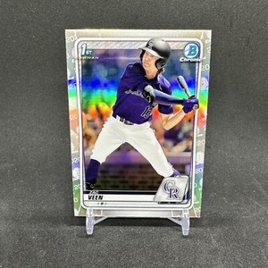 Zac Veen 2020 Bowman 1st Refractor Colorado Rockies #BD-107
