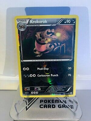 Pokemon TCG Krokorok 65/108 Reverse Holo Uncommon BW Dark Explorers LP/NM