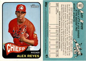 Alex Reyes 2014 Heritage Minor League Baseball Card 167  Peoria Chiefs