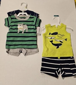 Boys Infant Spring Summer Outfit Bundle 5 Pieces New With Tags Size 3 Months - Picture 1 of 10