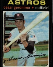 1971 Topps Cesar Geronimo #447 Houston Astros  8521