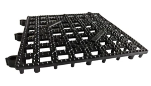 24 Kitchen Restaurant Countertop Interlocking Rubber Bar Glass Drying Mat 6"x6" - Picture 1 of 4