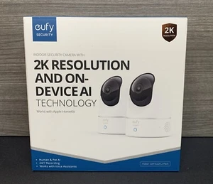(Two Pack) Eufy Indoor Security Camera,2K Resolution & On Device AI Technology - Picture 1 of 4