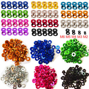 M2 M3 M4 M5 M6 Countersunk Washer Aluminum Alloy Screw Spacer Anodized Model RC