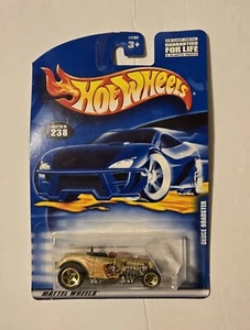 2000 Hot Wheels Deuace Roadster #238 Gold Mattel Vintage - Picture 1 of 2