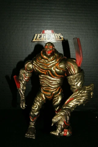 Marvel Legends Molten Man BAF Figure Complete - (Build a Figure) - Spider-man Cover