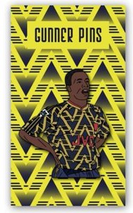 Ian Wright Enamel Pin Badge With Backing Card - Gunners Football Player
