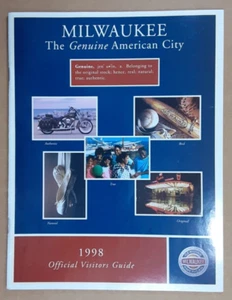 1998 Vintage MILWAUKEE VISITORS GUIDE BOOK ~ Victtuci's ~ VILLAGE of KOHLER - Picture 1 of 8